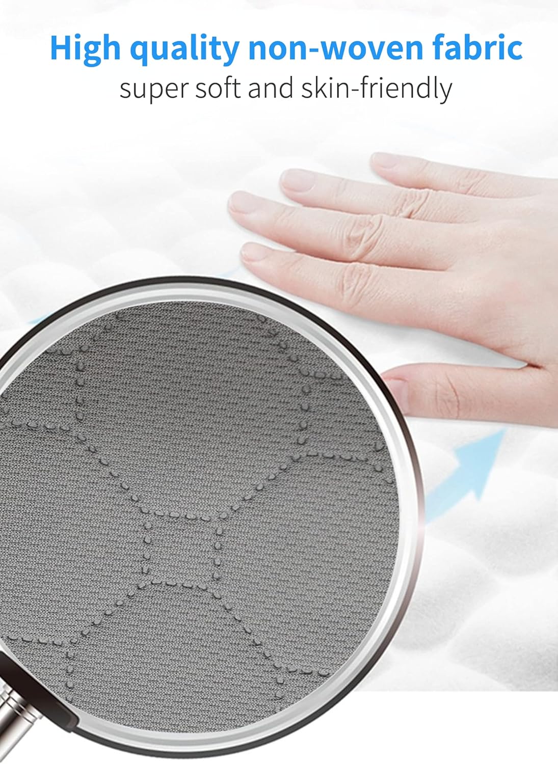 Washable Dog Pee Pads, 55"x 39.3" Puppy Pads for Small Medium Large Dog,Reusable Pet Training Pads,Waterproof Pet Pads for Dog Bed Mat,Super Absorbing Whelping Pads