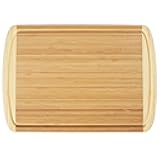 Totally Bamboo Kona Groove Bamboo Carving & Cutting Board, 18