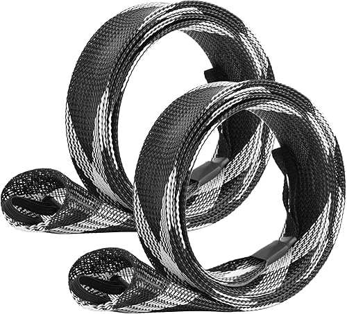 Miniatura 36 de SF Funda para caña de pescar, funda de caña de pescar, cubierta de caña de pescar, protector de caña de malla trenzada, guantes de caña de pescar