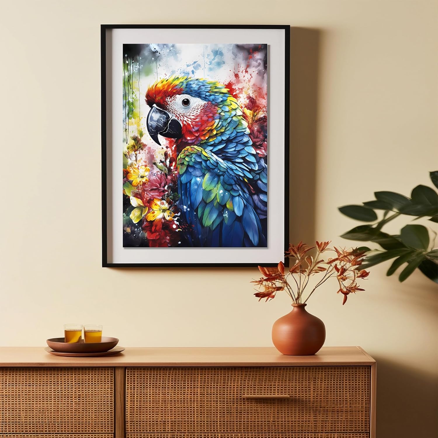 1000 Piece Bird Parrot Jigsaw Puzzles for Adults - Vibrant Colors, Easy Assembly, Durable Construction, Perfect for Family Fun & Cognitive Benefits!