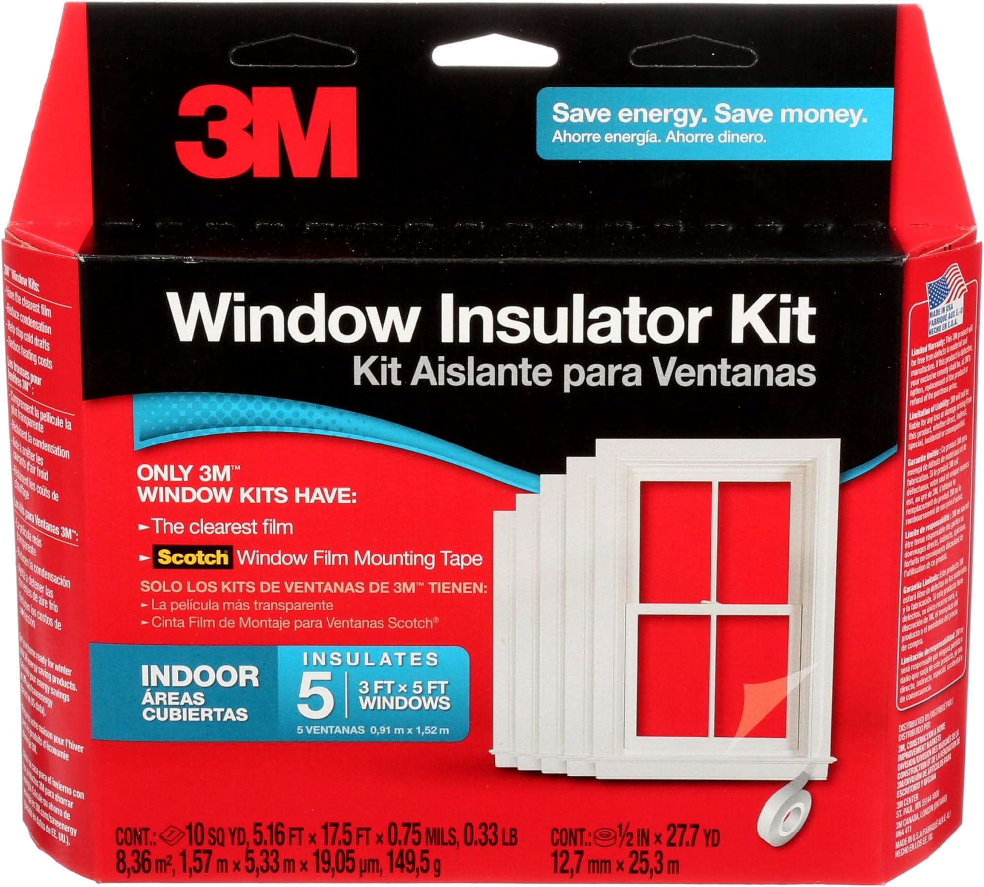 3M Interior Shrink Film Window Kit 2141W6 Amazon.co.uk DIY & Tools