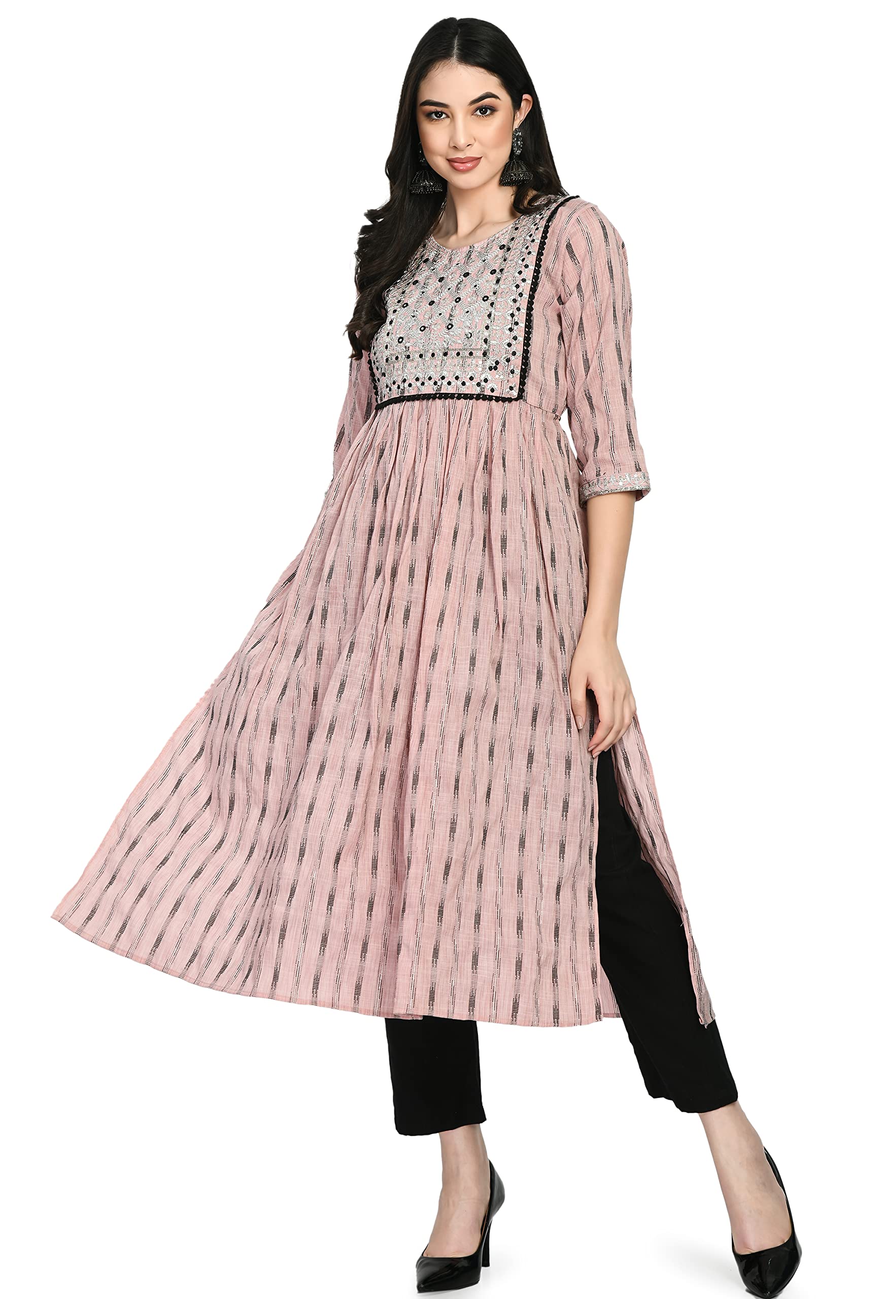AnjuShree Choice Women Embroidered Nayra Kurti