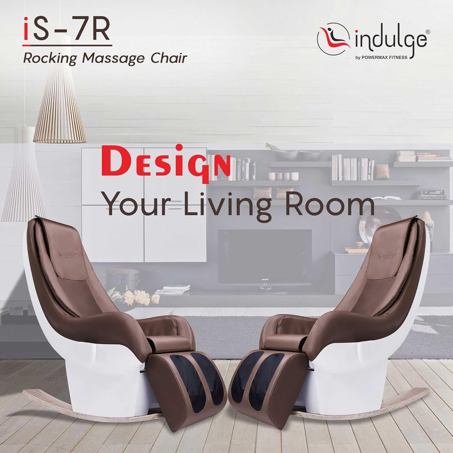 Indulge iS-7R Electric Massage Chair for Home-Office, Comfortable, Zero Space Technology, 4 Auto Programs, 5 Massage Types, 6 Settings, Airbag, Bluetooth App, Remote Control Indulge iS-7R Electric Massage Chair for Home-Office, Comfortable, Zero Space Technology, 4 Auto Programs, 5 Massage Types, 6 Settings, Airbag, Bluetooth App, Remote Control