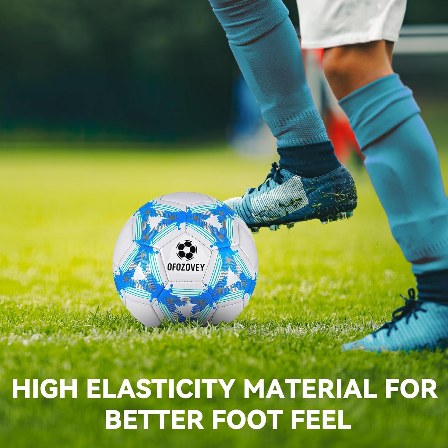 Soccer Ball Size 3,4,5 Two Pack,Classic Indoor Outdoor Soccer with 1 Pump 2 Net Bag and 2 Needle,Long-Lasting for Training, Games, Outdoor & Indoor Play Ideal Gift for Boys Girls Youth Adult
