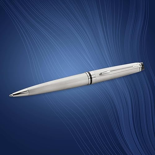 Vista 13 de Bolígrafo lacado negro Waterman Expert con oro, – Bolígrafo con tinta azul (s0951700), dorado (Stainless Steel and Gold)