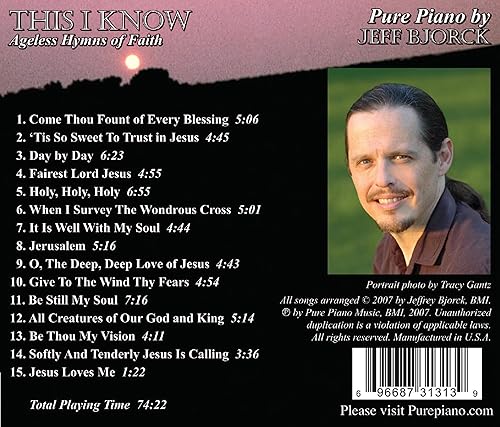 Miniatura 2 de This I Know Ageless Hymns of Faith Fresh Solo Piano Interpretations of Timeless Classics for Peaceful Worship and Prayerful Meditation