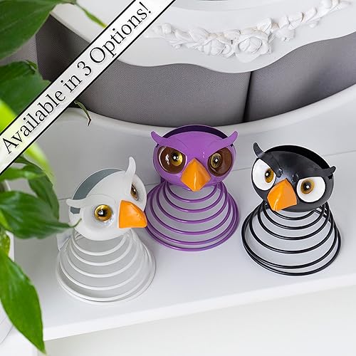 Miniatura 6 de Made Easy Kit Soporte para anteojos con diseño de búho, estante Bobble para gafas de sol y especificaciones, divertida exhibición decorativa para