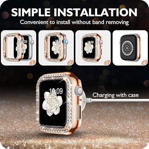 Vista 44 de DABAOZA Compatible con Apple Watch Bumper de 1.812 pulgadas, funda brillante para iWatch Series 11, 10, 9, 8, 7, 6, SE, 5, 4, 3, 2, 1 Ultra 3, 2, 1