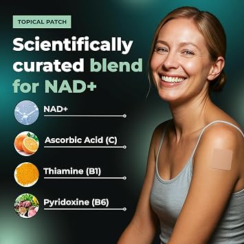 NAD Patches for Women & Men | NAD+ Patch for Energy & Healthy Aging