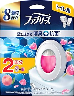 Febreze 除臭芳香剂 厕所用 墙壁和地板除臭+抗菌 水果・经典花束 替换装主体盒 6.3mL+替换装 6.3mL×1个