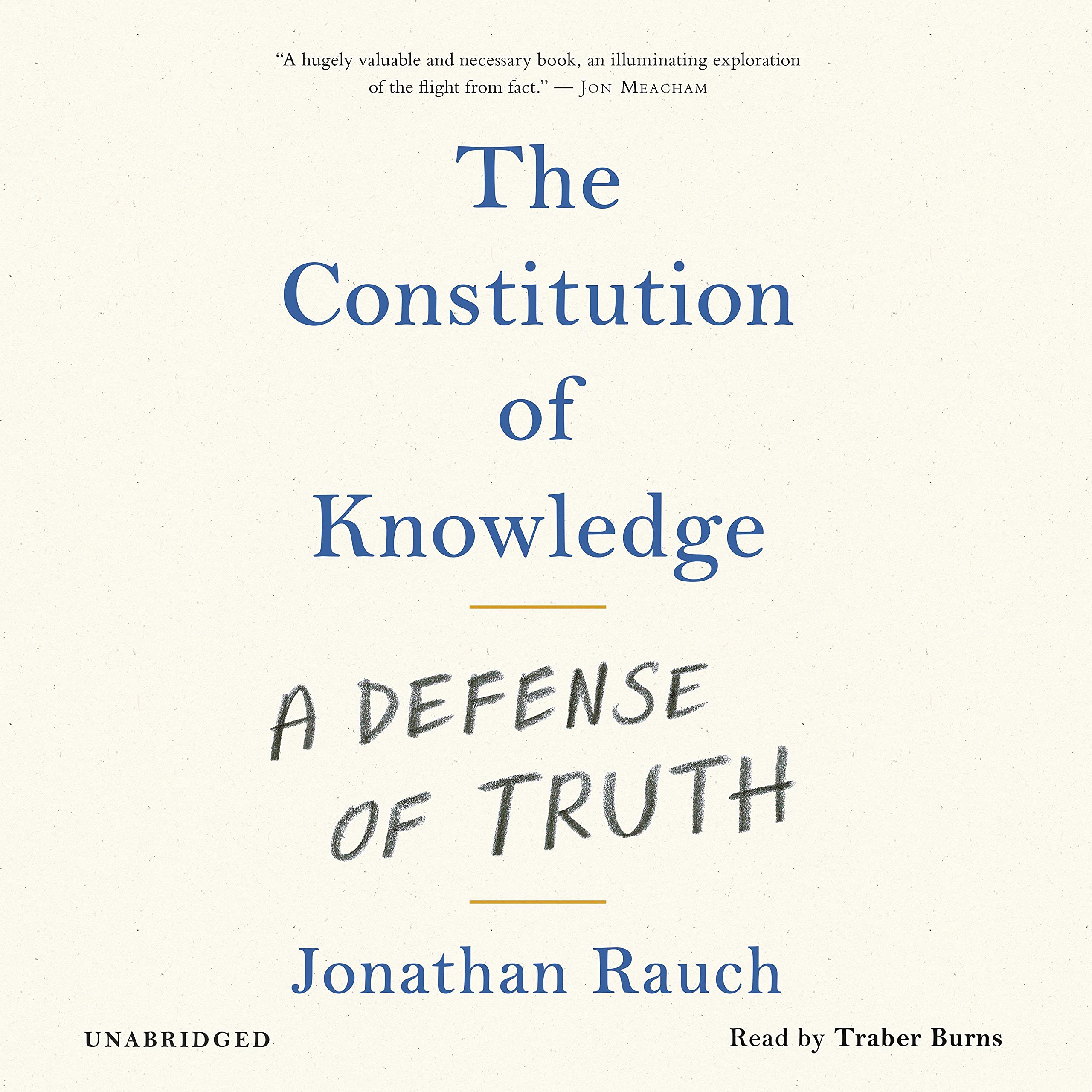 Cover art for The Constitution of Knowledge