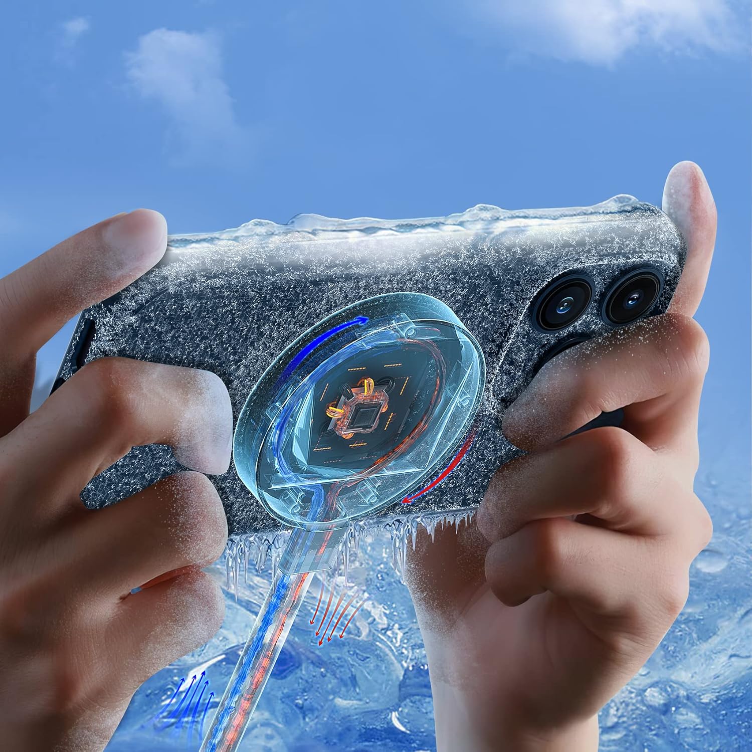 Amazon.com: Ni-SHEN Phone Cooling case for iPhone 14 pro max ...