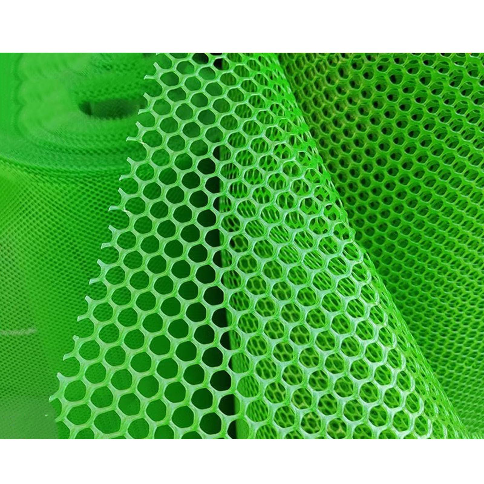 Rotolo di Rete Metallica Green icken, Larghezza 1,6/2,6/3,2/3,9/4,9 Piedi, Rete Esagonale in plastica per pollame, per Gatti, Cani, Conigli, Anatre, Protezione del Giardino, Rete di recinzio