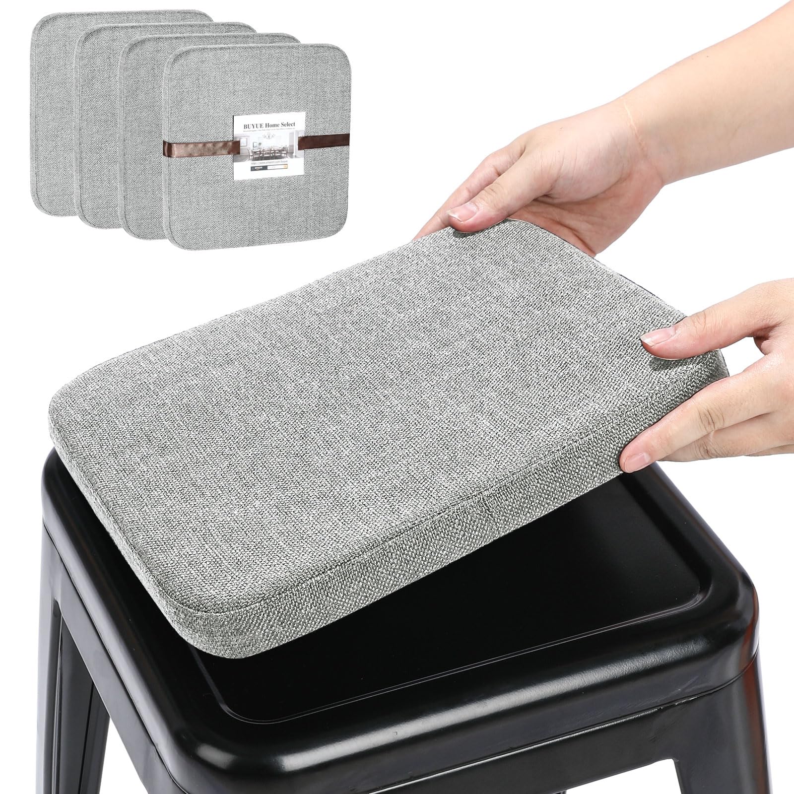 BUYUE 404 Leinen Magnetische Stuhlkissen Pads