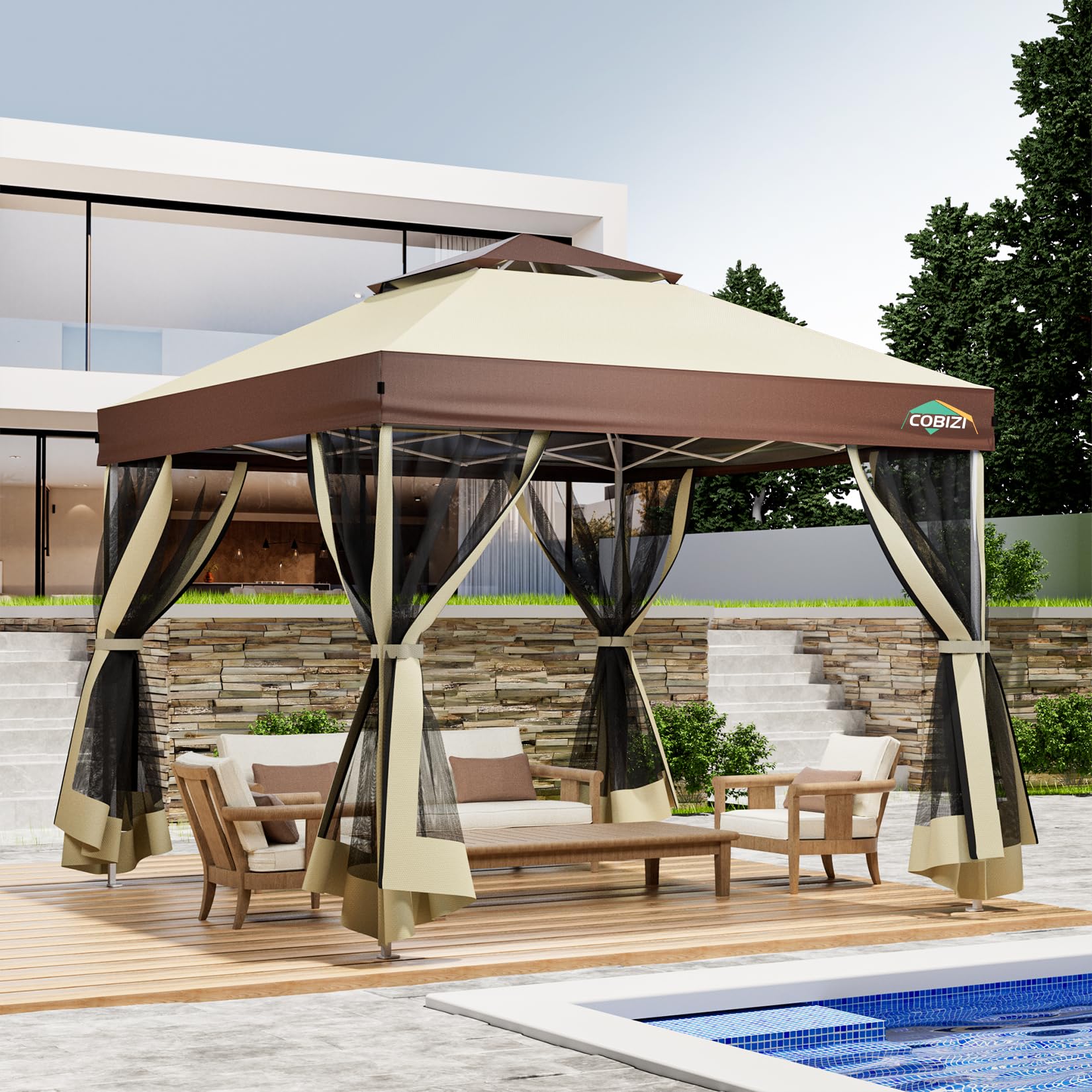 COBIZI 10x10 Pop up Gazebo