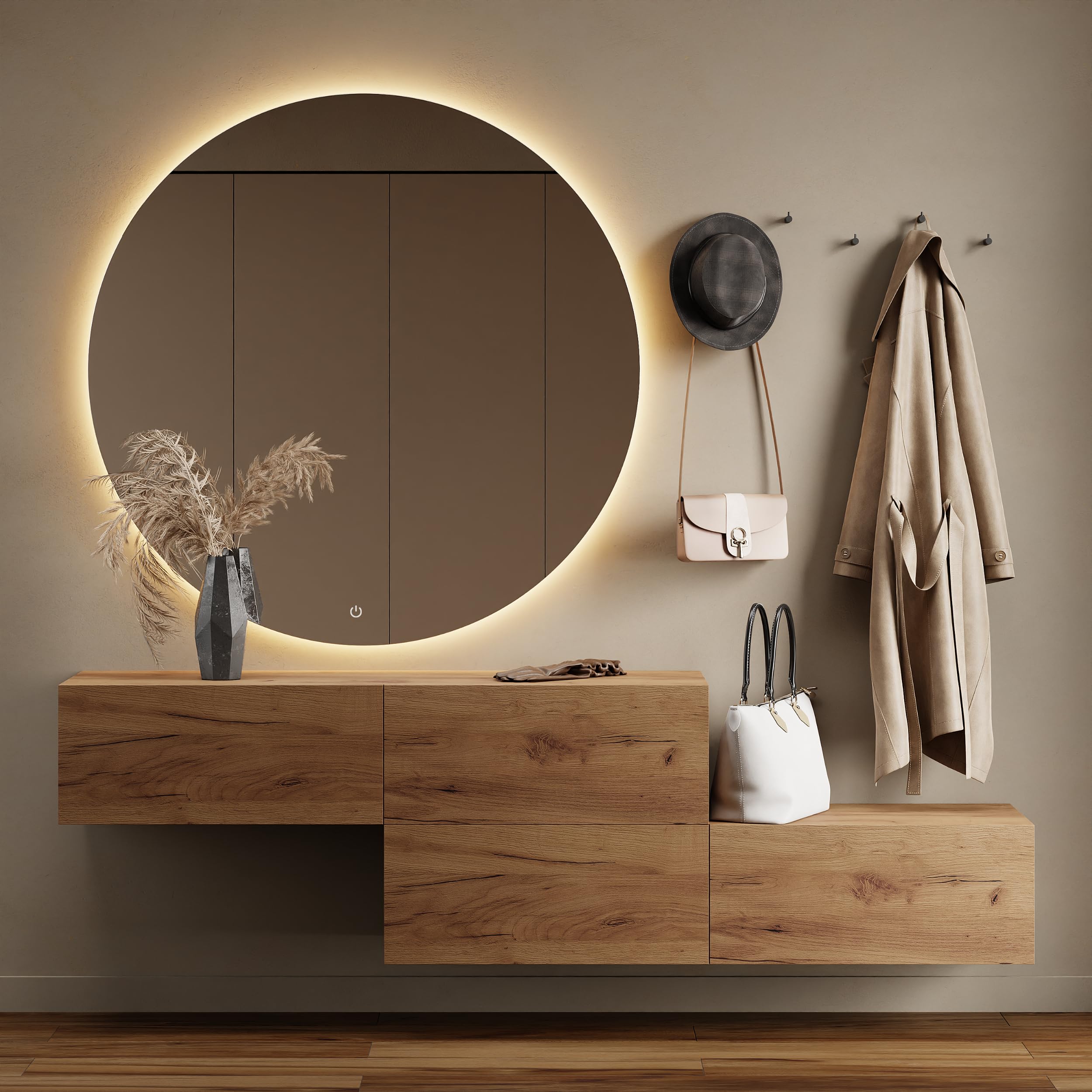 Planetmöbel Flur Möbel Garderobe 2X 140 cm Hängeschrank