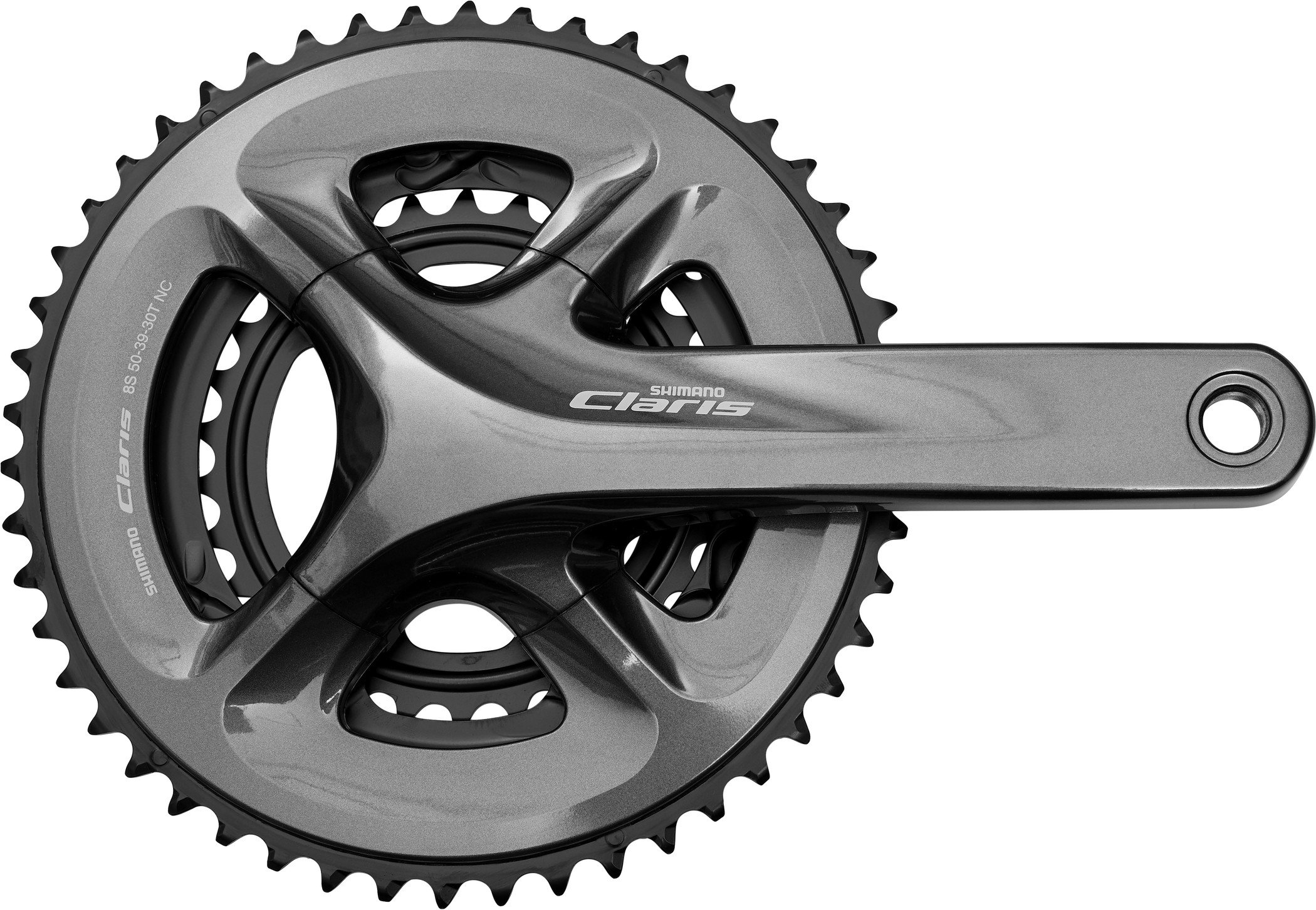 SHIMANO Claris R2030 - Guarnitura Tripla a 8 velocità, 50/39/30