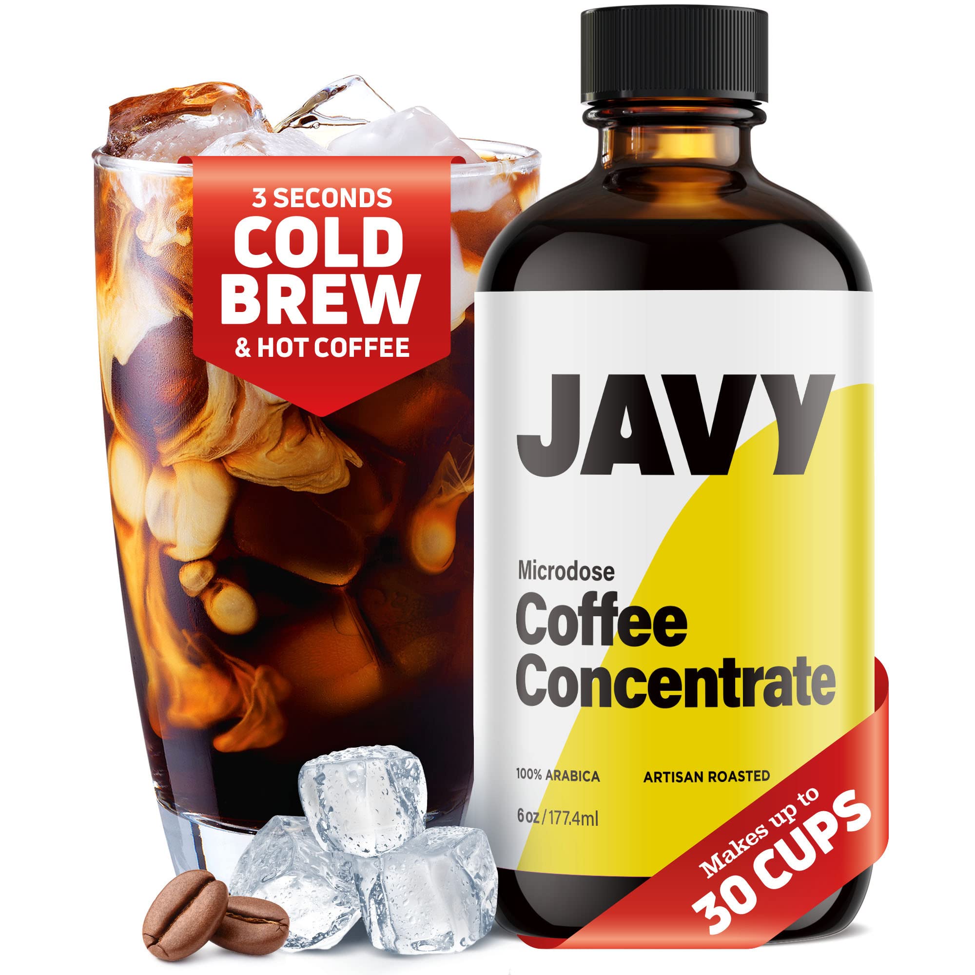 Javy Cold Brew Coffee Concentrate, Iced Coffee, Arabica Coffee