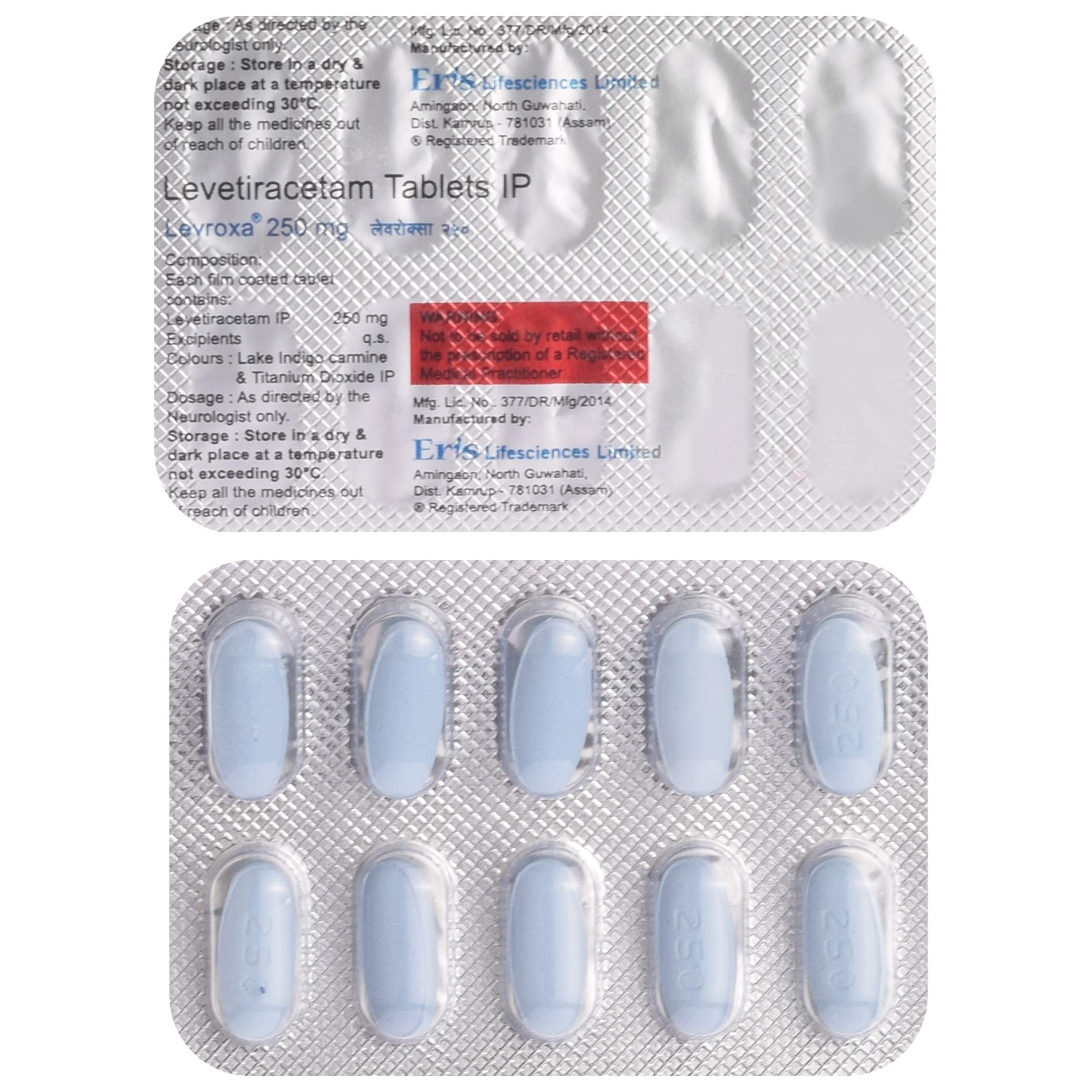 Levroxa 250 mg - Strip of 10 Tablets