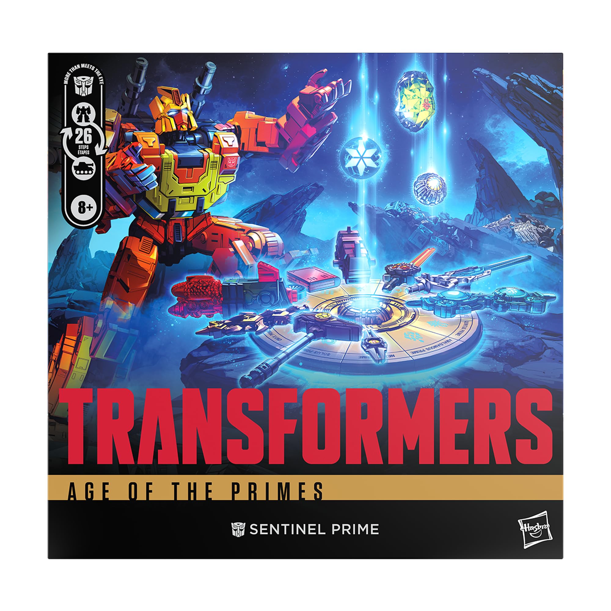 Transformers, Age of The Primes Voyager Class, Sentinel Prime con Accessorio Condotto, Action Figure Convertibile da 18 cm, Giocattoli di Robot dagli 8 Anni in su