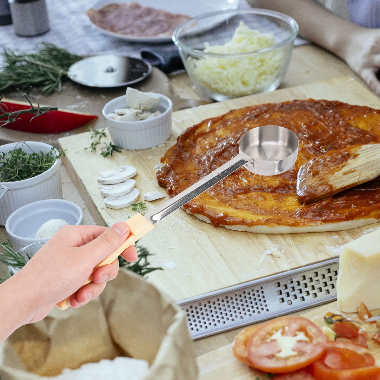 Cuillère À Sauce Louche De Service Avec Contrôle Des Portions