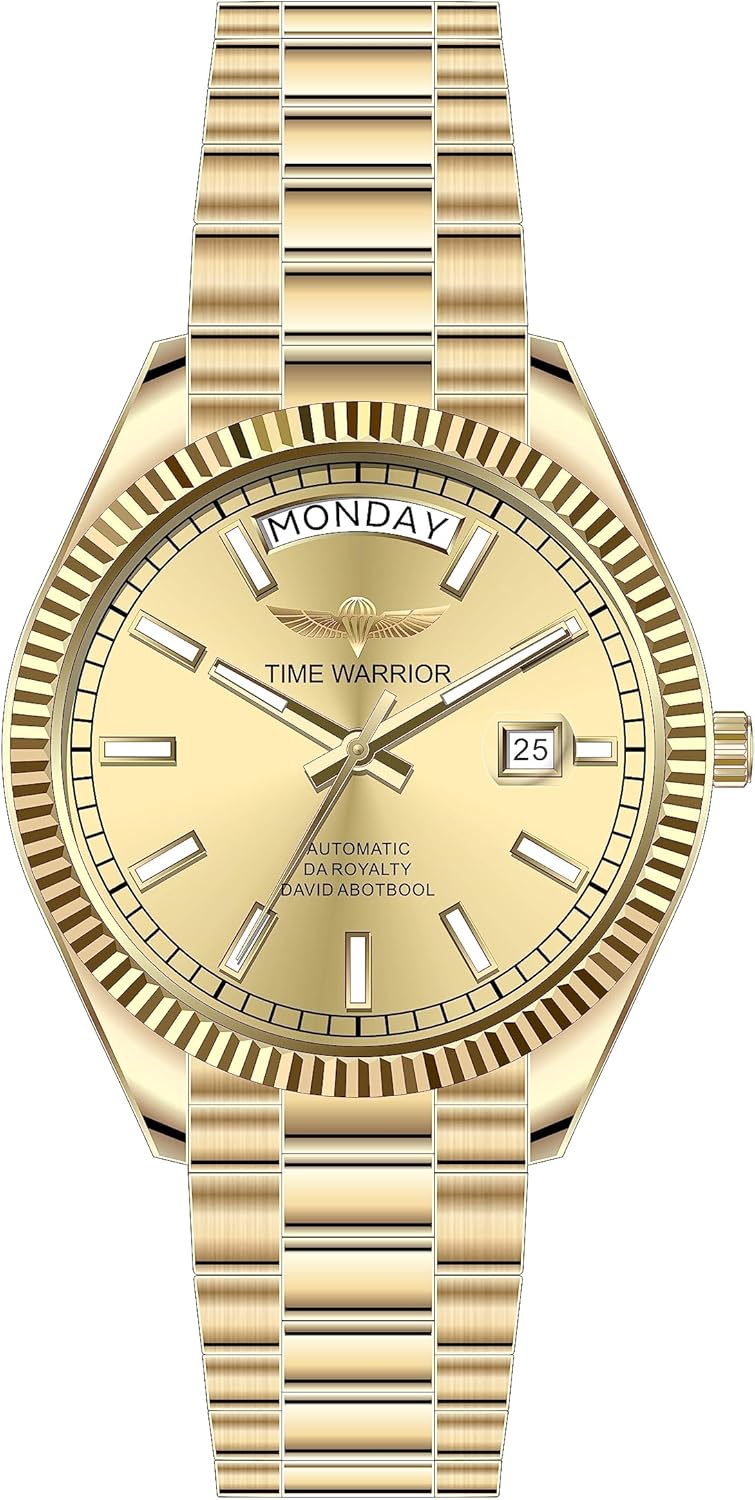 Royalty Gold Watch 18K Plated, Sapphire Glass, Nigeria Ubuy