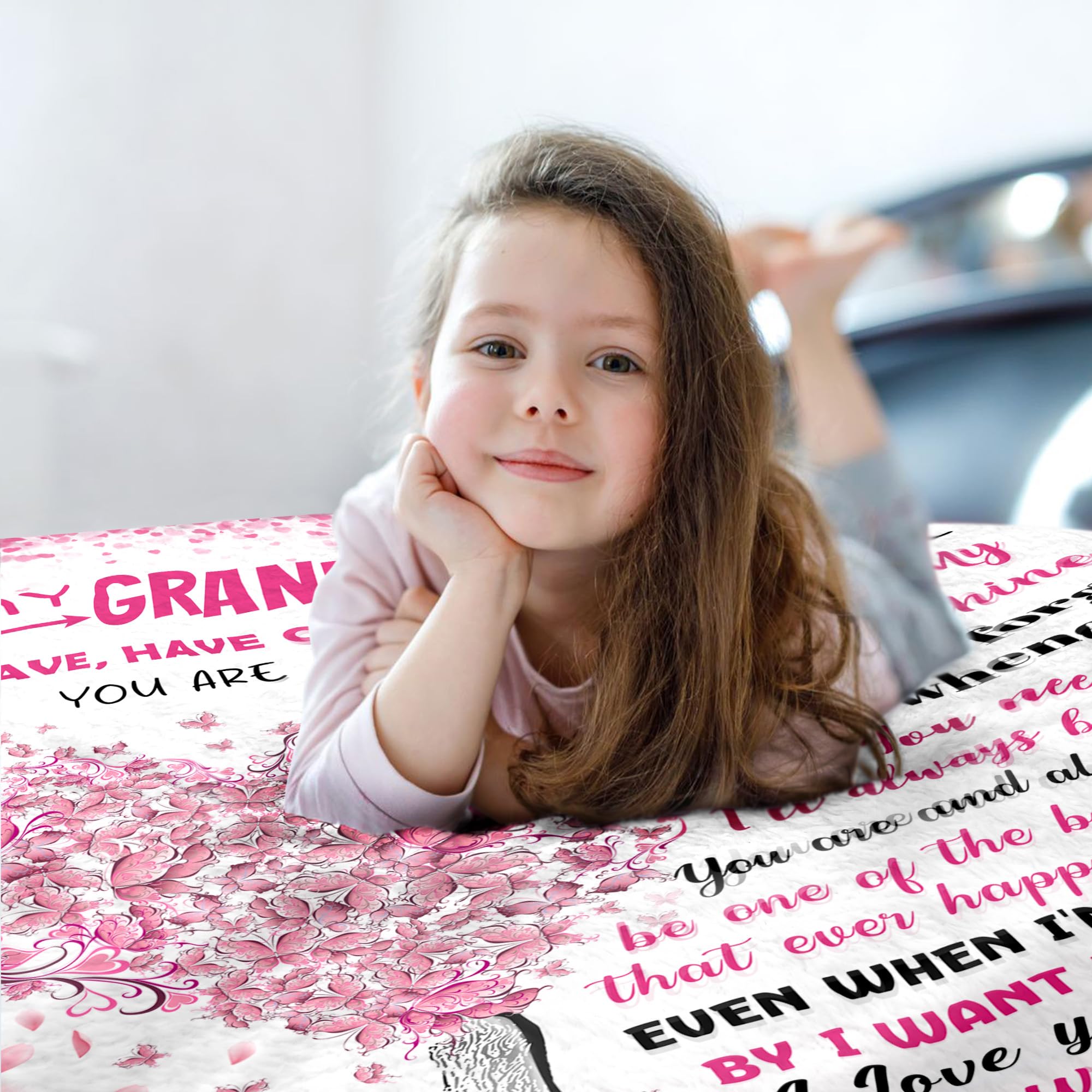 BAOERN Granddaughter Gifts from Grandma Grandpa - Granddaughters Birthday Gifts - Gift for Teen Girls & Kids - Christmas Graduation Present for Granddaughter - to My Granddaughters Blanket 50"x60"