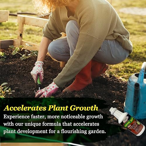 Miniatura 10 de Medina Garrett Juice Plus - Alimento líquido para plantas y fertilizantes para plantas de interior, césped y jardín  Solución foliar y potenciador