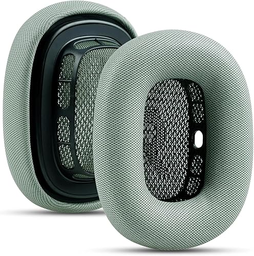 Almohadillas de repuesto mejoradas para auriculares Apple AirPods Max, almohadillas de espuma viscoelástica de cuero proteico con excelente