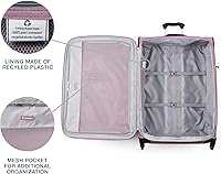 Vista 274 de Travelpro Maxlite 5 - Juego de 2 piezas de equipaje de mano de tela, expandibles con 4 ruedas giratorias, bolso blando para debajo del asiento, Negro