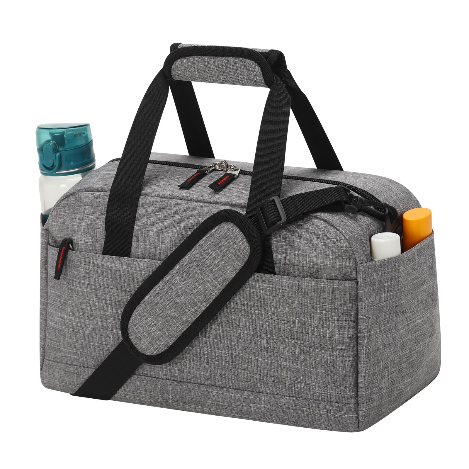 LONALIA 14L Small Gym Bag, Wet Pocket, 14 inch, Grey(Textured)