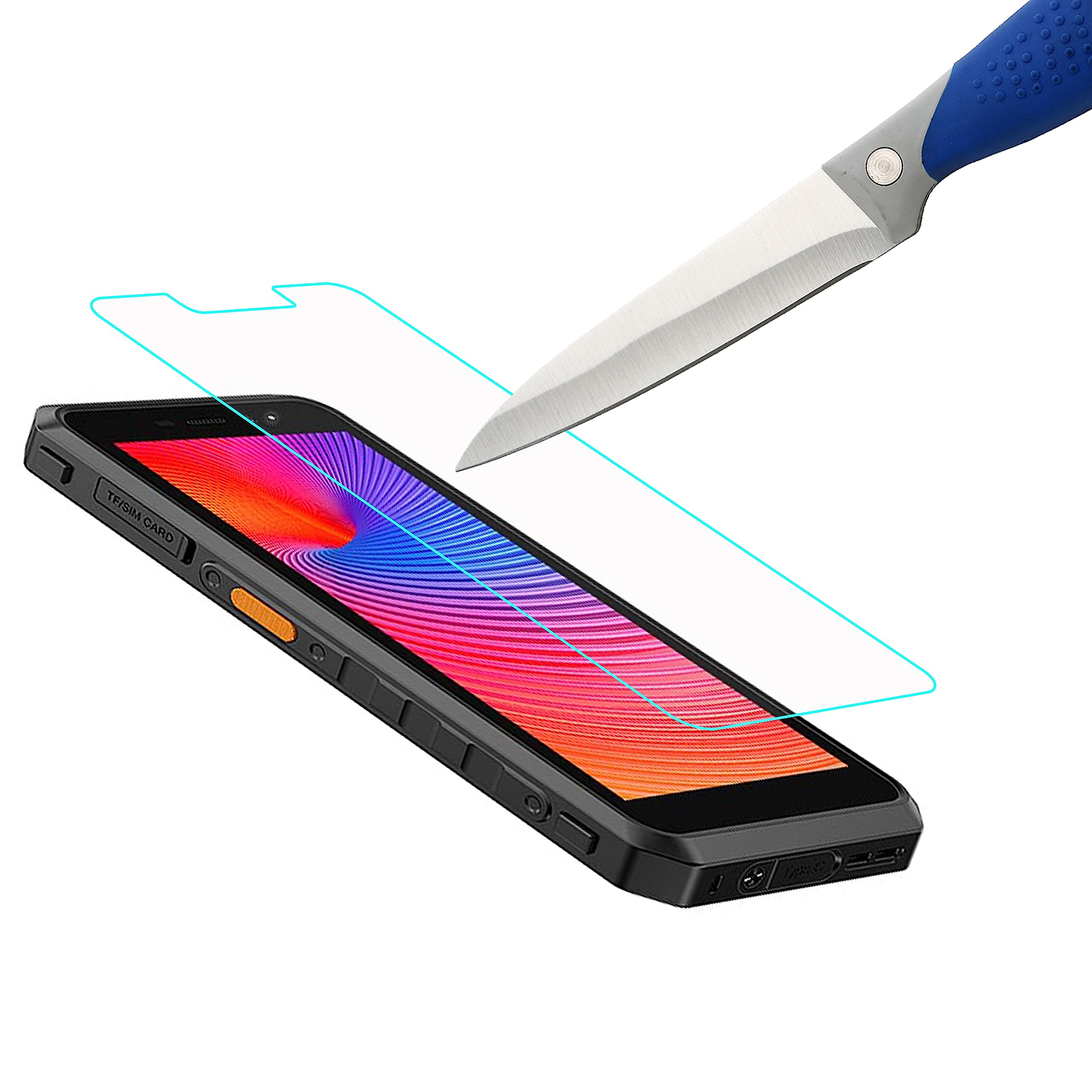 Lot De 3 Protections Écran En Verre Trempé Mr.Shield Pour Ulefone Armor X32 / X32 Pro - Dureté 9H, Installation Facile - 6