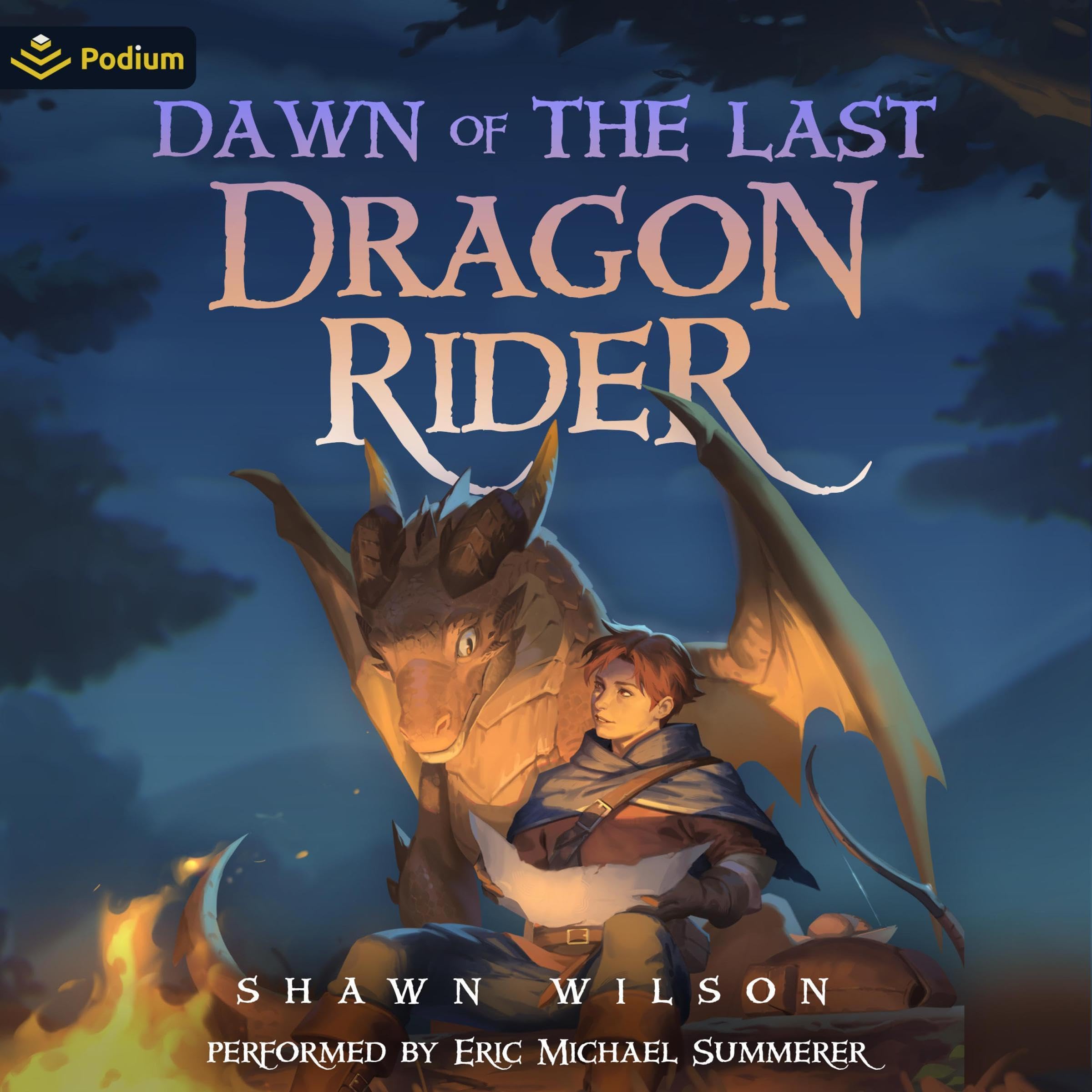 Cover art for Dawn of the Last Dragon Rider: A LitRPG Progression Fantasy
