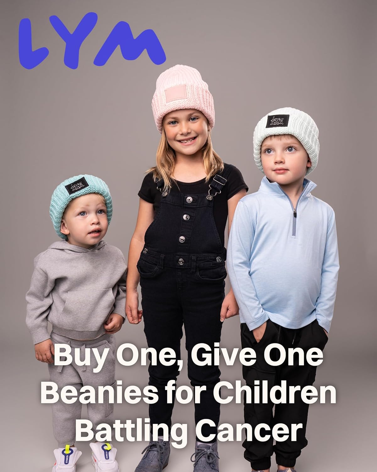 Love Your Melon Classics Uncuffed Beanie for Men, Women & Kids, Cotton Knit Hat, Breathable, Lightweight, Unisex Thick Cap
