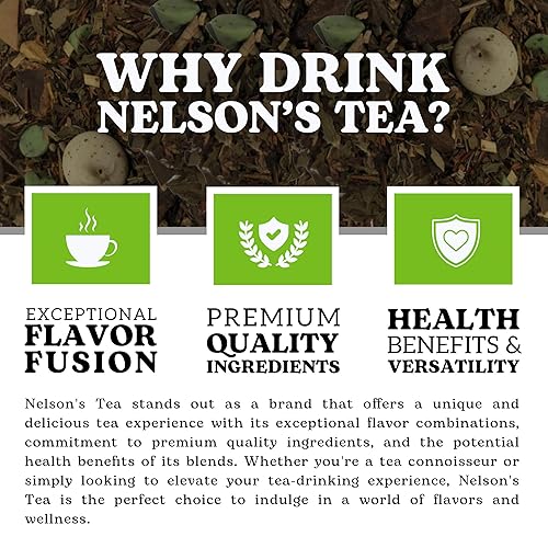 Vista 36 de Nelson's Tea Especias de vainilla y nueces, cortadas y tamizadas, té rooibos de hojas sueltas con bajo contenido de cafeína, arbusto de miel, yerba