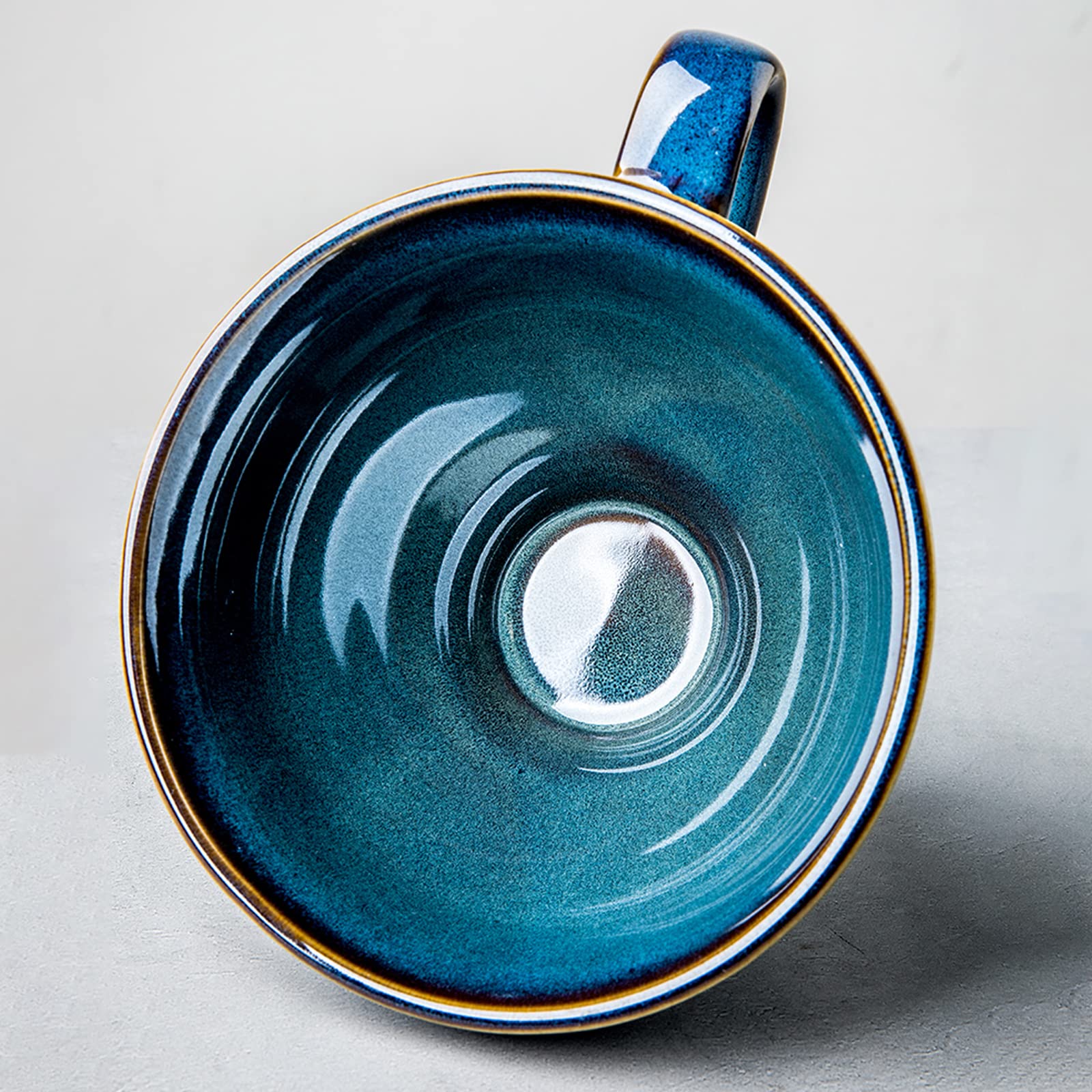 Orientalny ceramiczny zestaw do herbaty Zestaw czajniczków Ceramiczny kubek do kawy, filiżanka do kawy i herbaty z mlekiem, ceramiczna filiżanka do kawy, domowe kubki biurowe do kawy z mlekiem i herba
