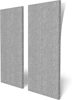 Sponsored Ad - Evenreach Acoustic Panels,2 Pack 24''x12'' Premium Fabric Wrapped Panel Acoustic Wall Panels,Reduce Room Ec...