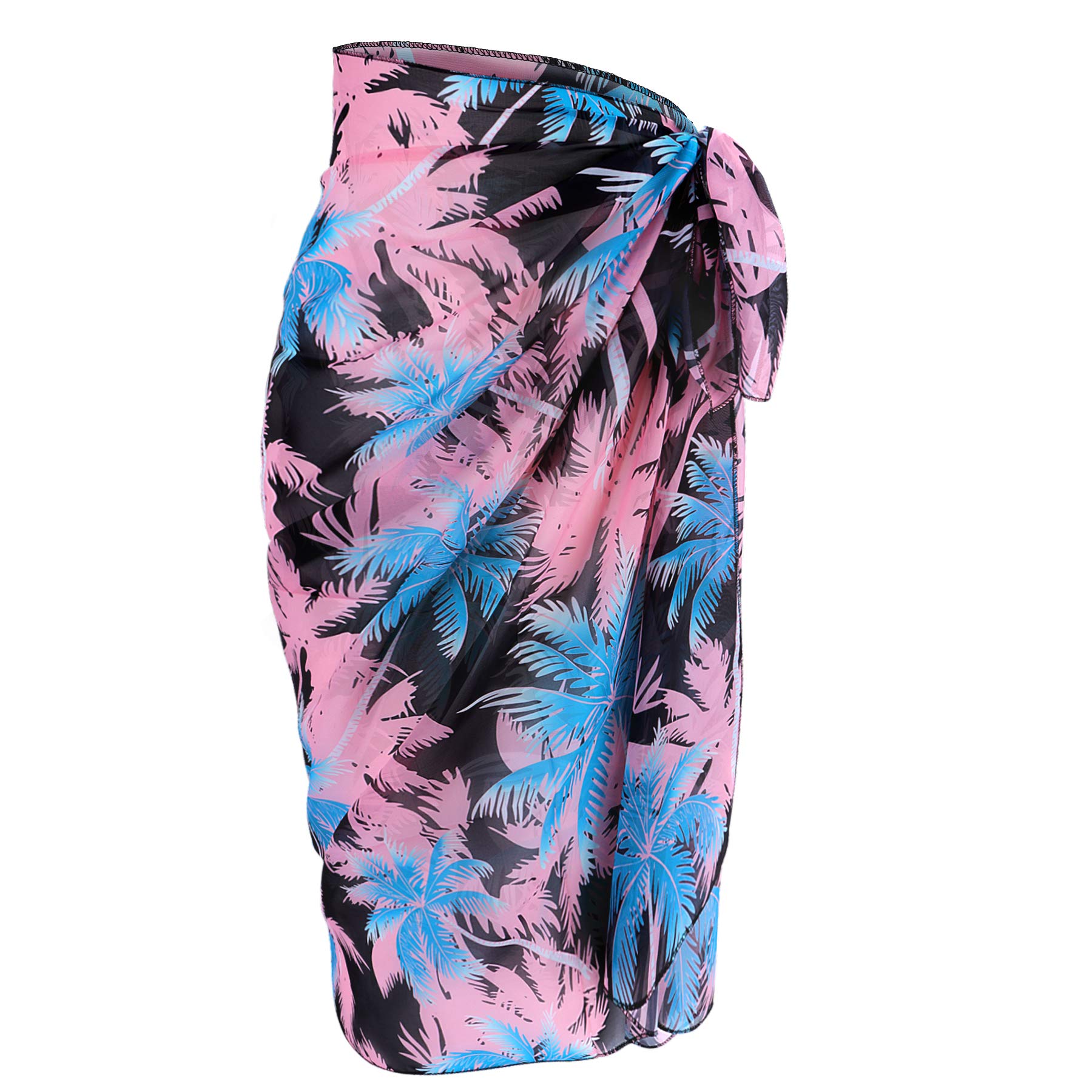 Beach Sarongs Wrap for Women - Long Beachwear Bikini Cover Up Chiffon Swimsuit Wrap Skirts Ladies Summer Sexy Swim Sarong for Holiday