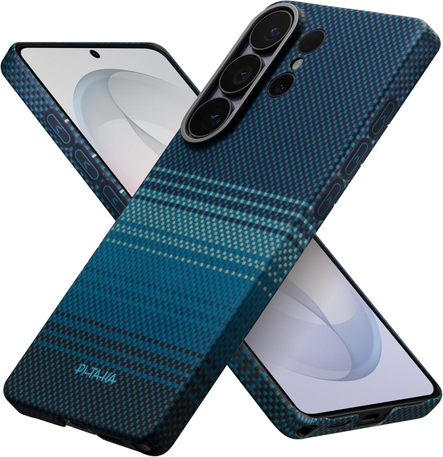 pitaka for S26 Ultra Case, 6.9 Inch, Compatible with MagSafe, Ultra-Slim Samsung Galaxy S26 Ultra Case with Aaron Button, 1500D Aramid Fiber Woven [Edge Case - Moonrise]