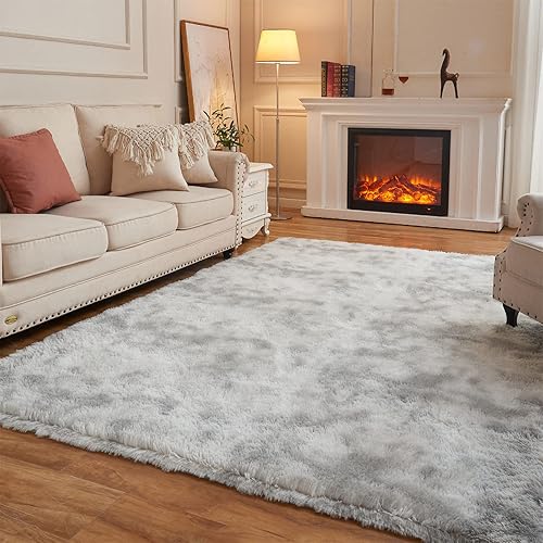 Miniatura 8 de Arbosofe Alfombras para sala de estar, alfombra de área para dormitorio, alfombra negra de 9 x 12 pulgadas, alfombra grande para sala de juegos,