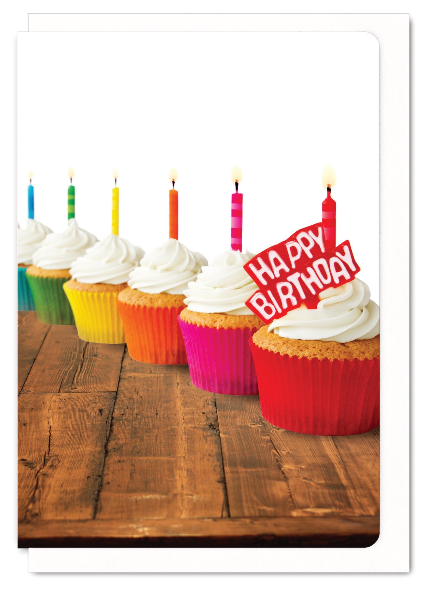 Biglietto Di Compleanno Divertente Con Cupcake Red Velvet, Stampato In Inghilterra, Carta Spessa 350 G/m² Con Busta