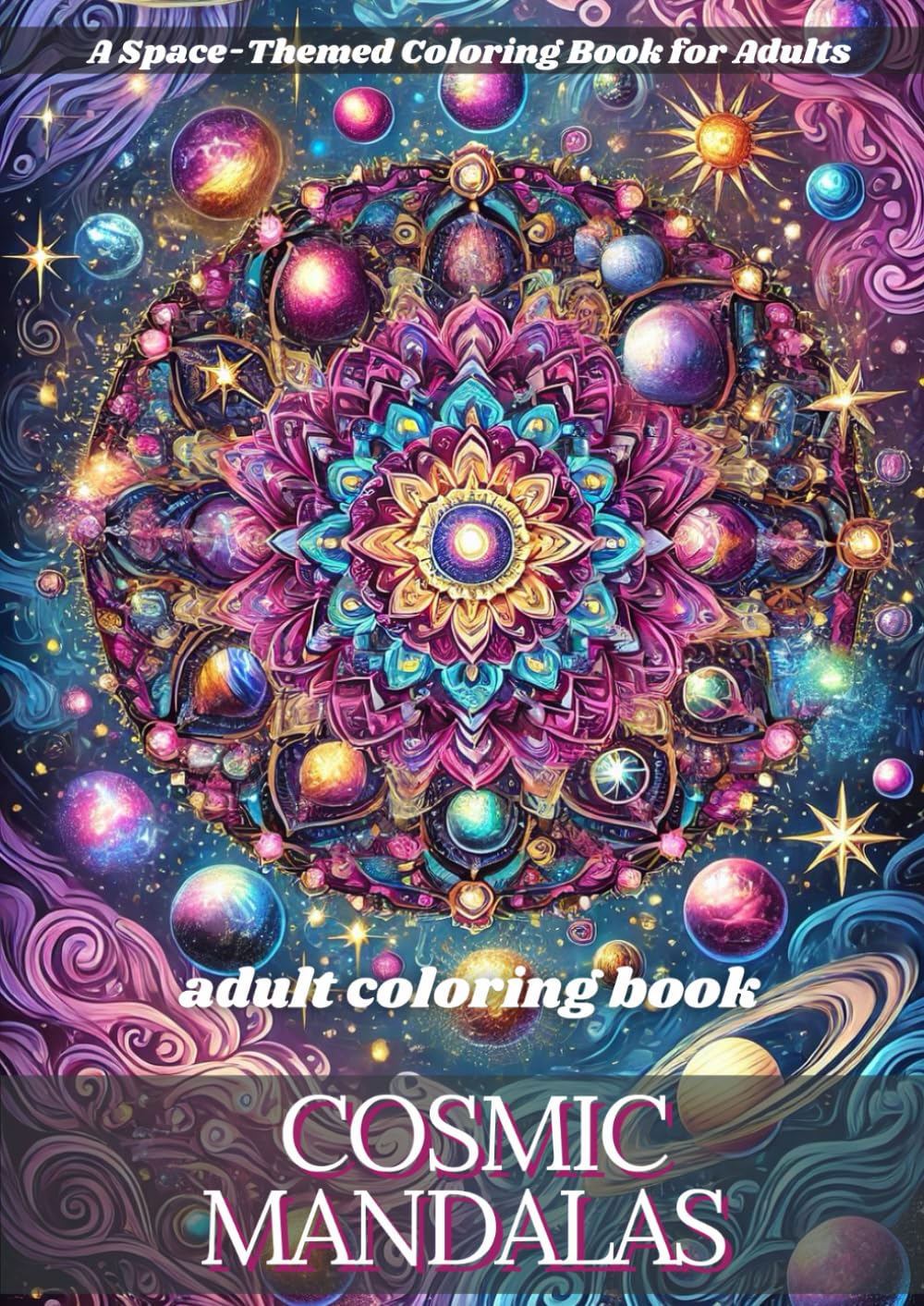 Cosmic Mandalas – A Space-Themed Coloring Book for Adults