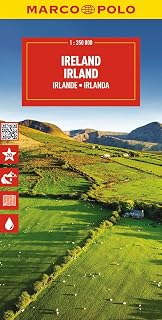 MARCO POLO Reisekarte Irland 1:350.000: Straßenkarte und Autokarte mit sehenswerten Strecken, Highlights und digitaler Erweiterung (Marco Polo Maps)