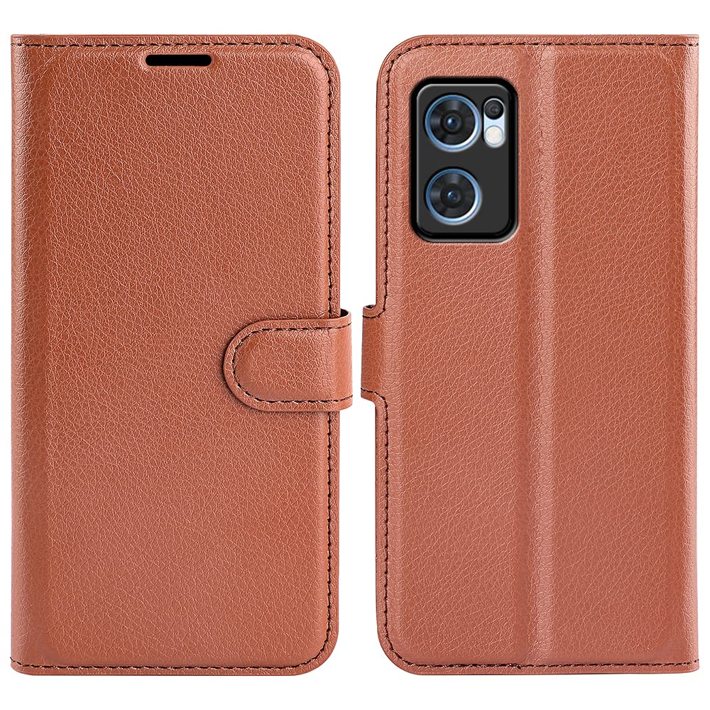 SRISHP Cover per Oppo Find X5, Flip Custodia Portafoglio Caso Libro Pelle PU e TPU Silicone Antiurto Cover per Oppo Find X5, Blu