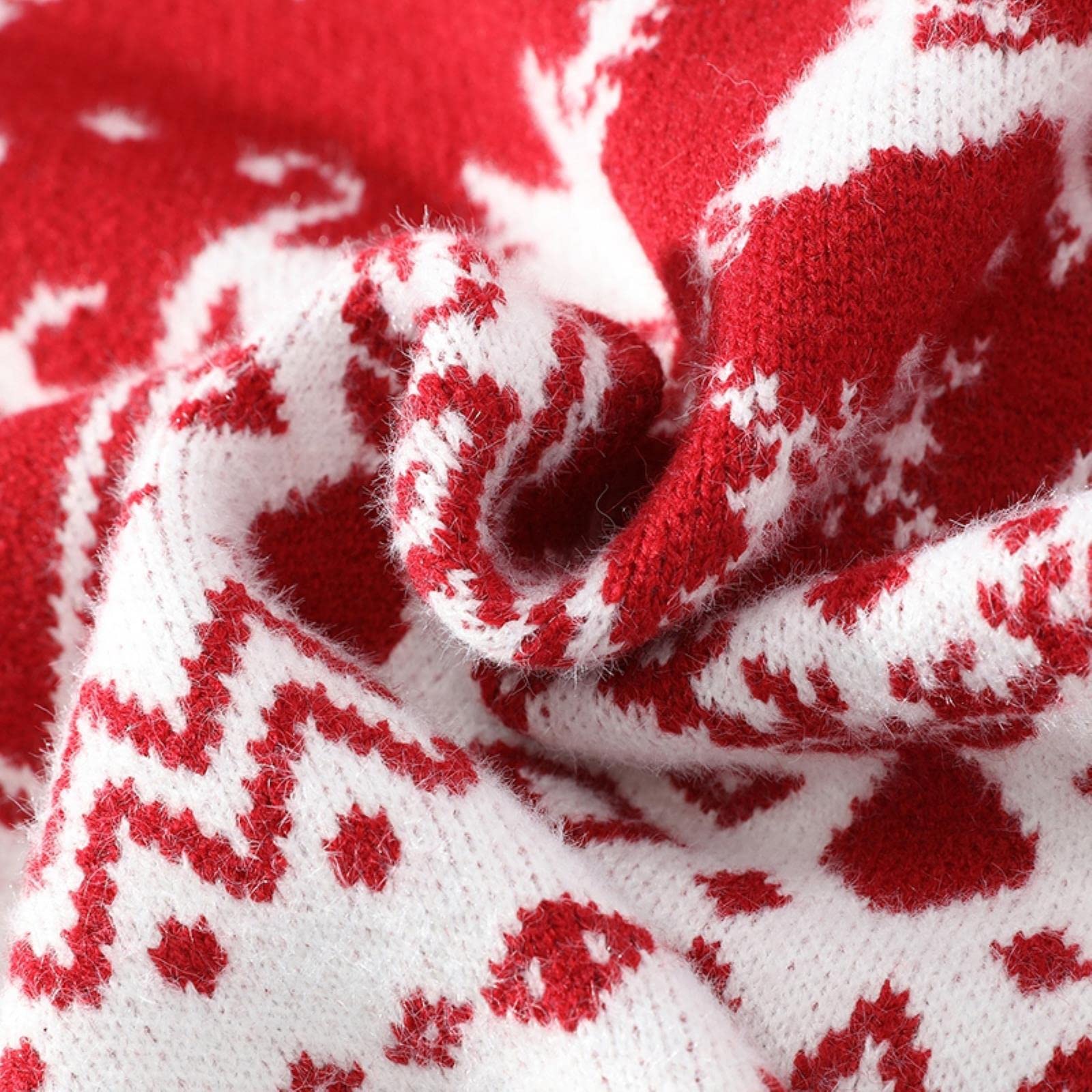 Suéter de Invierno para Hombre, suéter de Navidad de Año Nuevo, suéter de Punto de Lana de Cuello Redondo Suelto de Reno, suéter cálido para Hombre, suéteres para Parejas