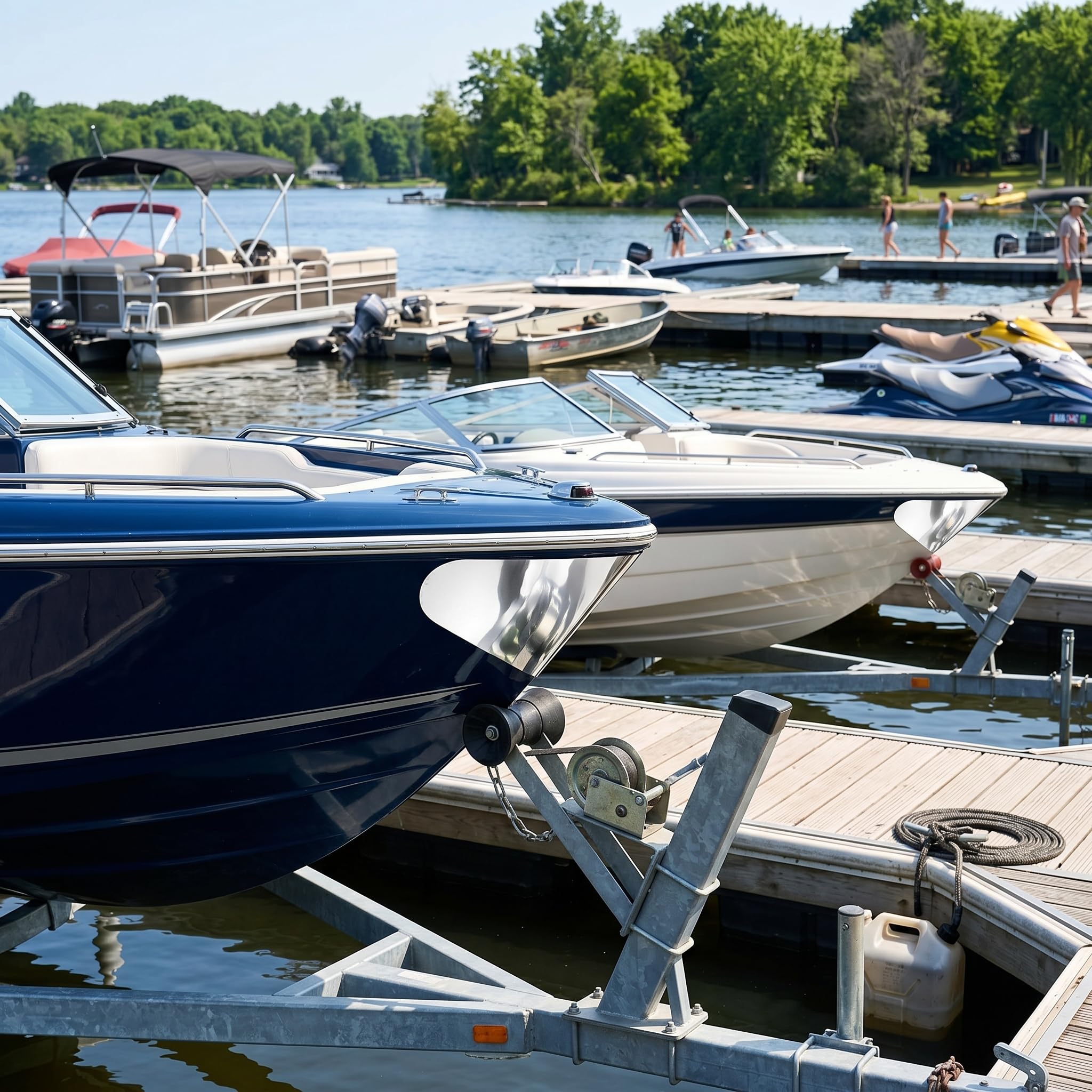 RiToEasysports Bugschutz, Edelstahl Gekerbter Selbstklebender Schutz für Schiffsanhänger und Boote, 2 Stück für Bootseigner und Trailer Nutzer