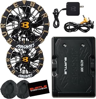 [プロユニ] [バートル] 2026 ファン バッテリー セット 30V AC10 AC10-1 AC10-2 色選択 カラーバリエーション 空調作業服 AIRCRAFT BURTLEステッカー付
