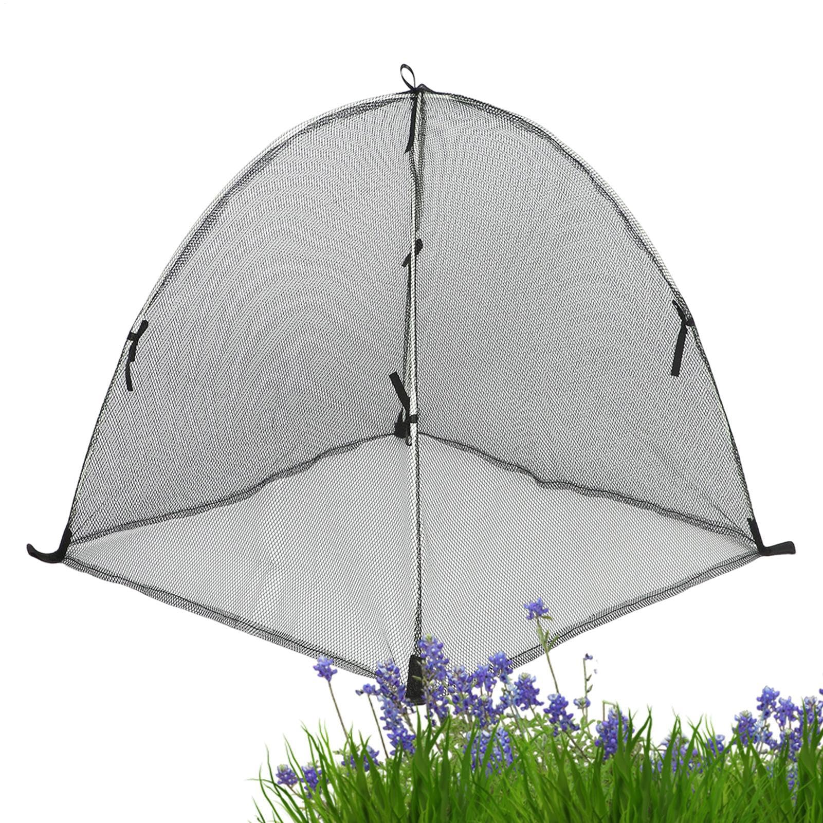 Outdoor Plant Shade Tent, Pop Up Plant Shade Tent, Outdoor Plants Mesh Cover, 23x23x23 Inch, Protective Sunblock Mesh Design, Quick Pop-Up Setup for Flowers, Tomatoes, Vegetables, Garden Protection