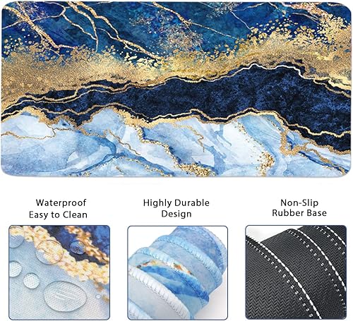 Miniatura 2 de Alfombrilla ergonómica grande para mouse y reposamuñecas para teclado, almohadilla de escritorio para teclado y mouse, alfombrilla de mouse grande 4