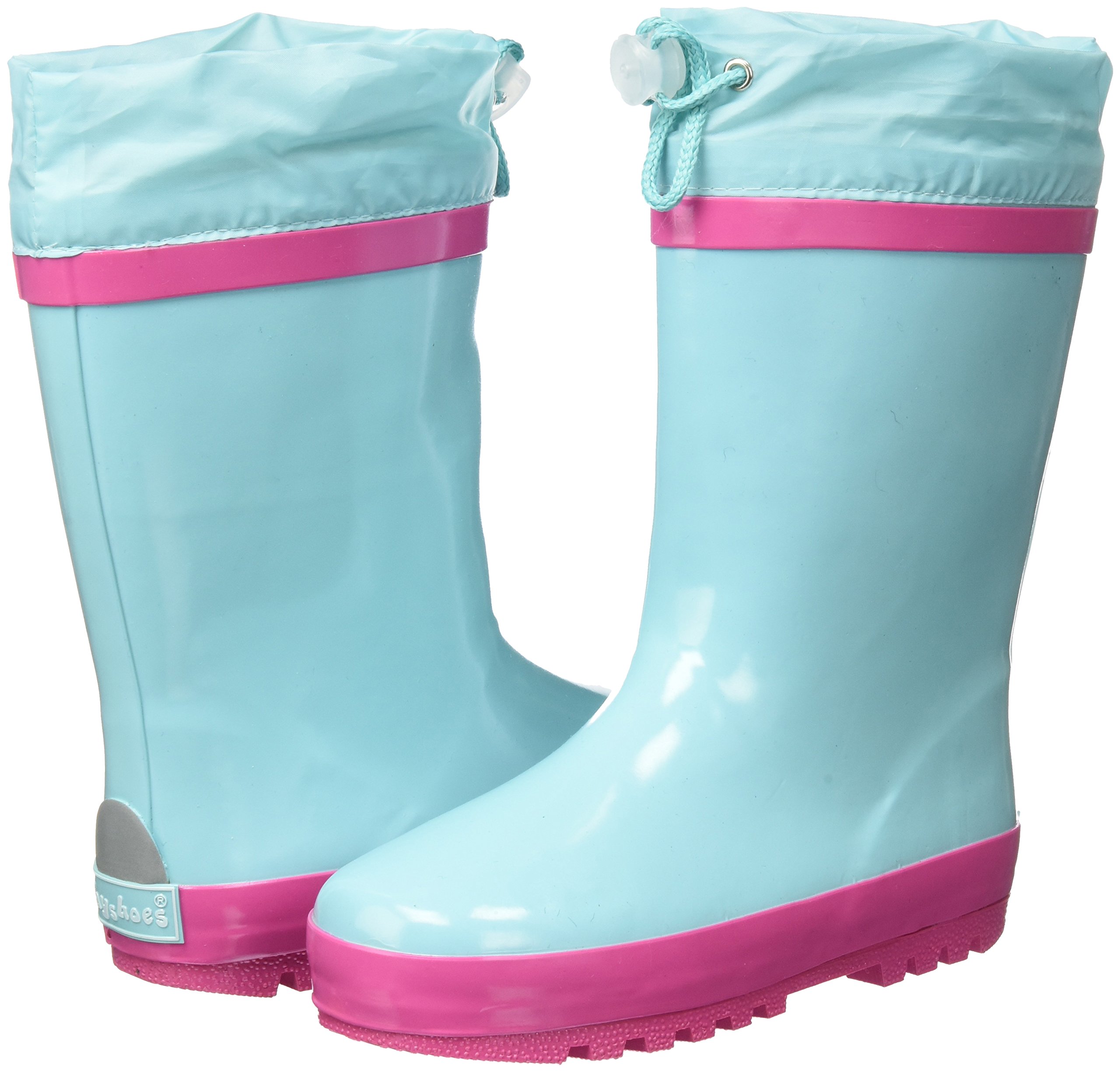 Playshoes Botas de Goma Forradas, Botas de lluvia Unisex niños